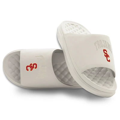 Unisex ISlide Cream USC Trojans Tonal Pop Motive Slide Sandals