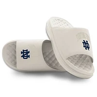 Unisex ISlide Cream Notre Dame Fighting Irish Tonal Pop Motive Slide Sandals