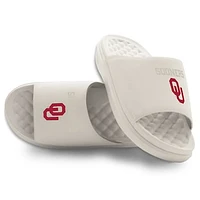 Unisex ISlide Cream Oklahoma Sooners Tonal Pop Motive Slide Sandals