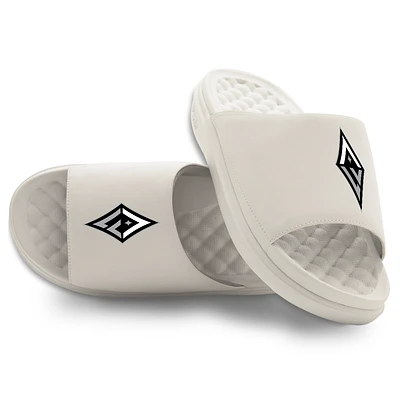 Unisex ISlide Cream Las Vegas Aces Primary Motive Slide Sandals
