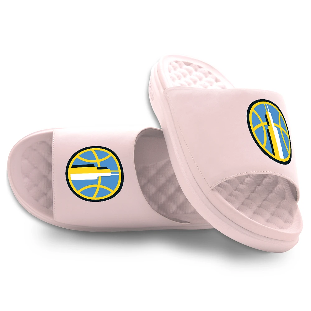 Unisex ISlide Pink Chicago Sky Primary Motive Slide Sandals