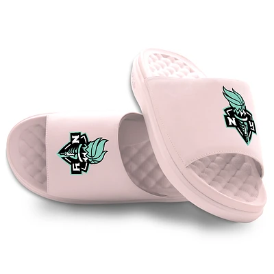 Unisex ISlide Pink New York Liberty Primary Motive Slide Sandals