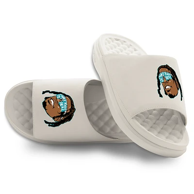 Unisex ISlide Tyreek Hill Cream NFLPA Primary Motive Slide Sandals