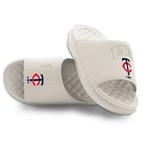 Unisex ISlide Cream Minnesota Twins Tonal Pop Motive Slide Sandals