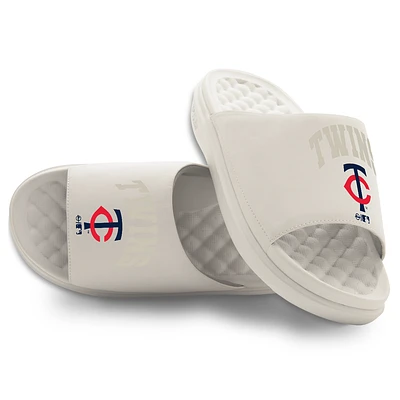 Unisex ISlide Cream Minnesota Twins Tonal Pop Motive Slide Sandals