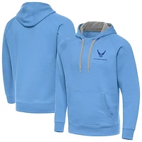 Men's Antigua Powder Blue Air Force Victory Pullover Hoodie
