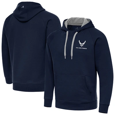Men's Antigua Navy Air Force Victory Pullover Hoodie