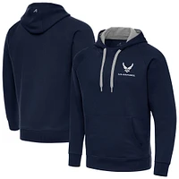Men's Antigua Navy Air Force Victory Pullover Hoodie
