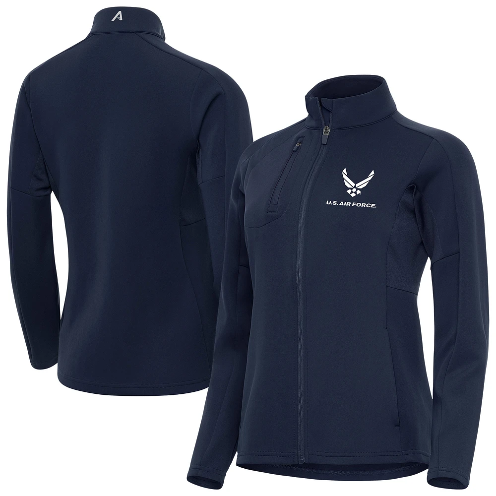 Women's Antigua Navy Air Force Generation Full-Zip Jacket