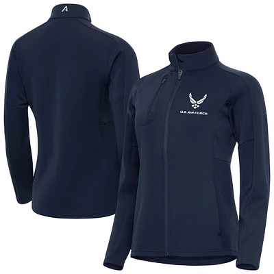 Women's Antigua Navy Air Force Generation Full-Zip Jacket
