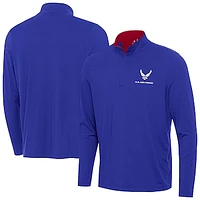 Men's Antigua Royal Air Force Content Quarter-Zip Pullover