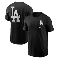 Men's Nike  Black Los Angeles Dodgers Lights Out Bar Loading T-Shirt
