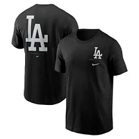 Men's Nike  Black Los Angeles Dodgers Lights Out Bar Loading T-Shirt