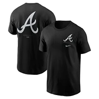 Men's Nike  Black Atlanta Braves Lights Out Bar Loading T-Shirt