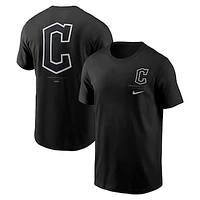 Men's Nike  Black Cleveland Guardians Lights Out Bar Loading T-Shirt