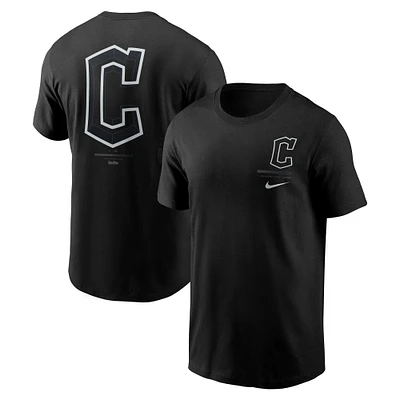 Men's Nike  Black Cleveland Guardians Lights Out Bar Loading T-Shirt