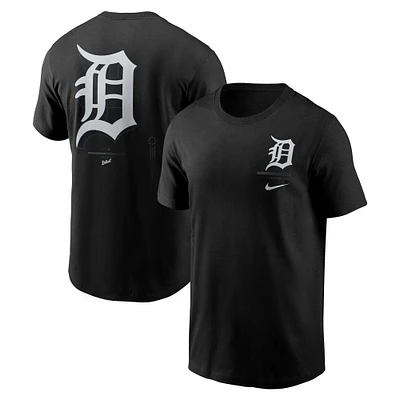 Men's Nike  Black Detroit Tigers  Lights Out Bar Loading T-Shirt