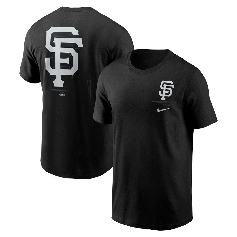 Men's Nike Black San Francisco Giants Lights Out Bar Loading T-Shirt