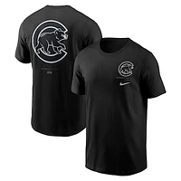 Men's Nike  Black Chicago Cubs  Lights Out Bar Loading T-Shirt