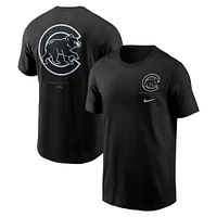 Men's Nike  Black Chicago Cubs  Lights Out Bar Loading T-Shirt
