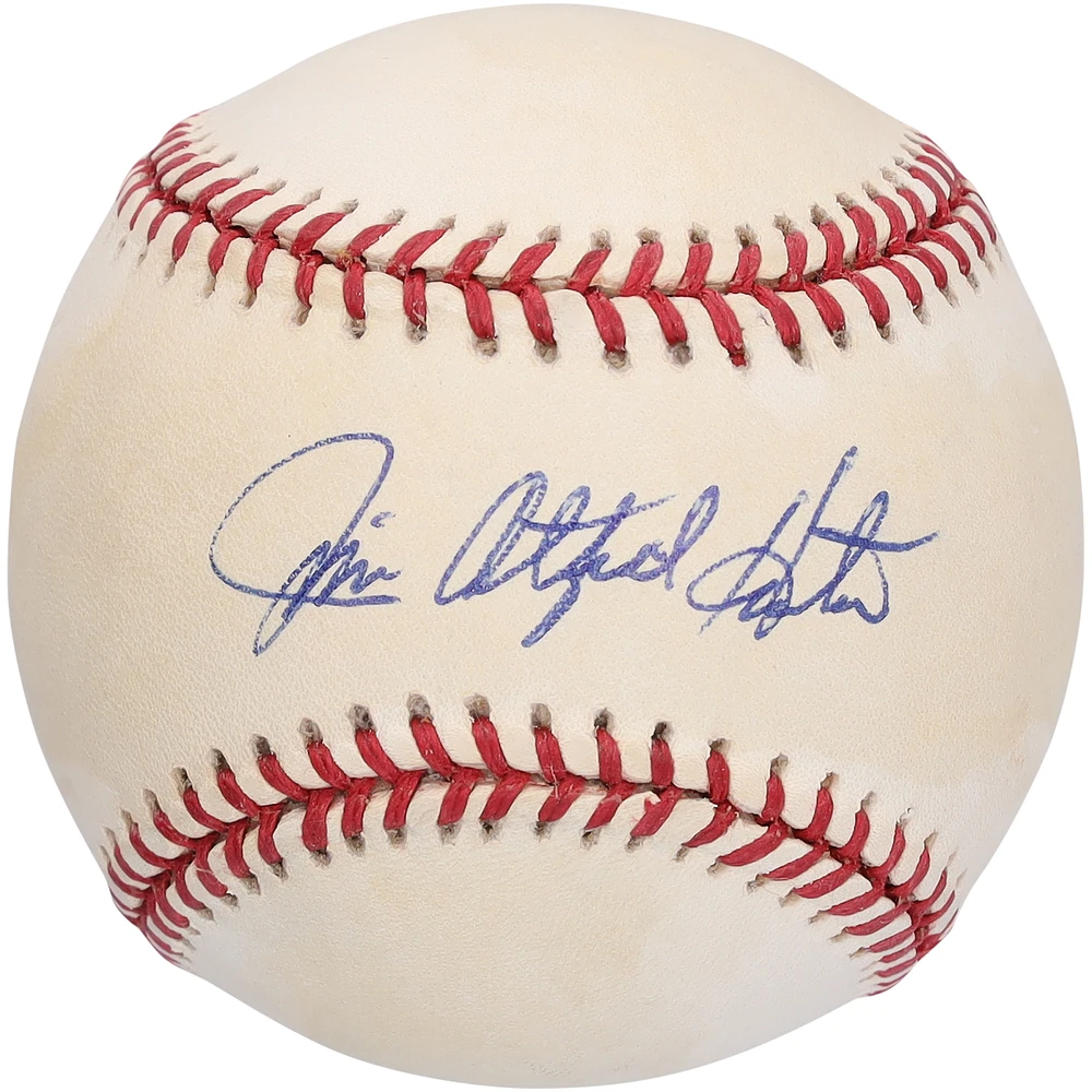 Jim "Catfish" Hunter Athletics Autographed Baseball - PSA AN81047
