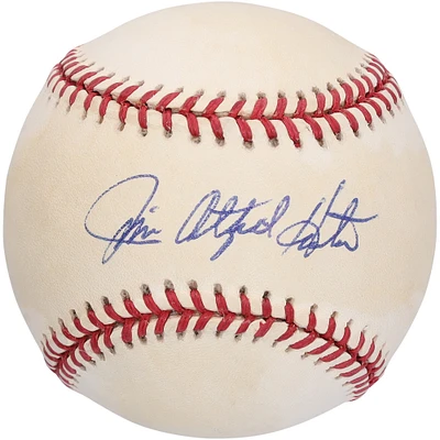 Jim "Catfish" Hunter Athletics Autographed Baseball - PSA AN81047