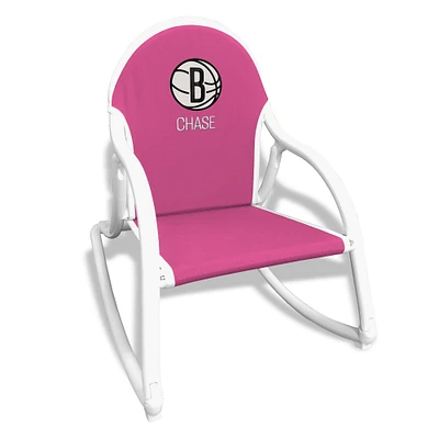 Chad & Jake Brooklyn Nets Children's Personalized Logo Rocking Chair
