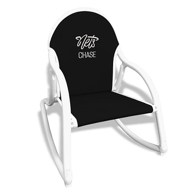 Chad & Jake Brooklyn Nets Children's Personalized Logo Rocking Chair
