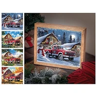 Georgia Bulldogs 12" x 11" Four Seasons LED Light Box