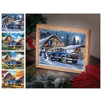 Los Angeles Rams 12" x 11" Four Seasons LED Light Box