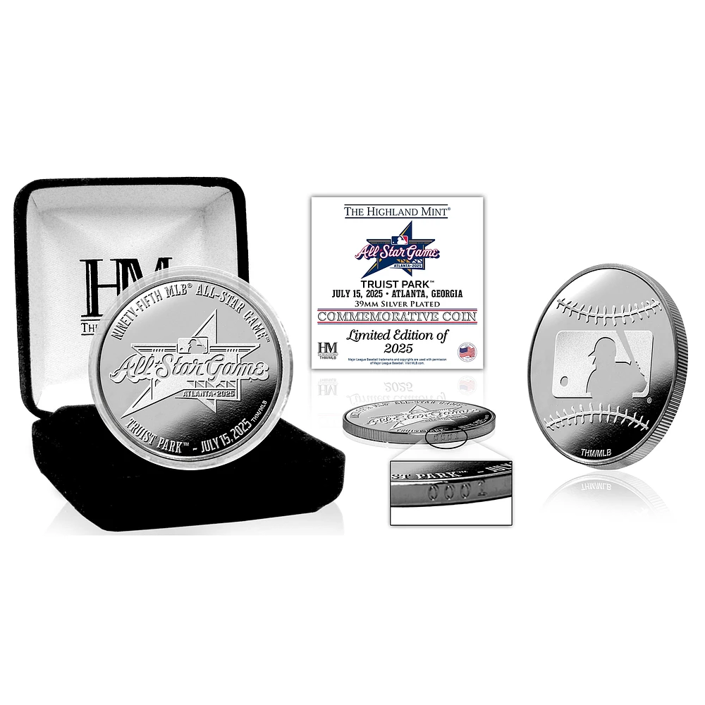 Highland Mint 2025 MLB Atlanta All-Star Game 39mm Silver Coin