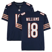 Caleb Williams Chicago Bears Autographed Navy Nike Vapor F.U.S.E. Jersey