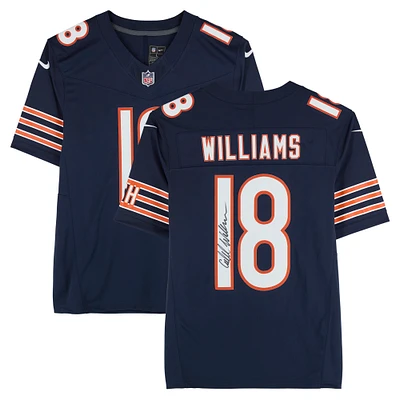 Caleb Williams Chicago Bears Autographed Navy Nike Vapor F.U.S.E. Jersey