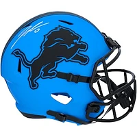 Jahmyr Gibbs Detroit Lions Autographed Riddell Rave Speed Replica Helmet