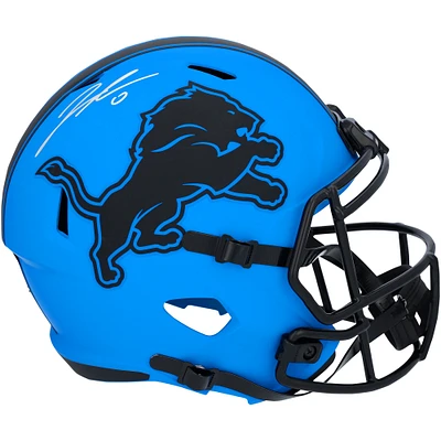Jahmyr Gibbs Detroit Lions Autographed Riddell Rave Speed Replica Helmet