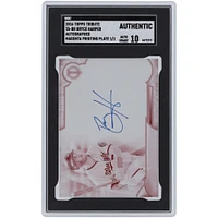 Bryce Harper Washington Nationals Autographed 2016 Topps Tribute Magenta Printing Plate #TA-BH #1/1 SGC Authenticated Auto 10 Card
