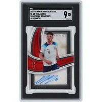 Declan Rice England National Team Autographed 2023-24 Panini Immaculate #SS-DR #49/49 SGC Authenticated 9 Card