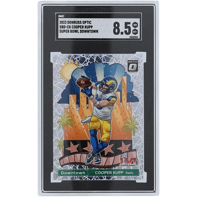 Cooper Kupp Los Angeles Rams 2023 Panini Donruss Optic Super Bowl Downtown #SBD-CK SGC Authenticated 8.5 Card