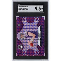 J.J. McCarthy Minnesota Vikings 2024 Panini Mosaic Purple Prizm #275 #48/49 SGC Authenticated 9.5 Rookie Card