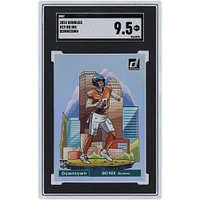 Bo Nix Denver Broncos 2024 Panini Donruss Downtown #19 SGC Authenticated 9.5 Rookie Card