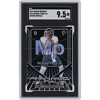 Michael Penix Jr. Atlanta Falcons 2024 Panini Obsidian Atomic Initials Silver #12 SGC Authenticated 9.5 Rookie Card
