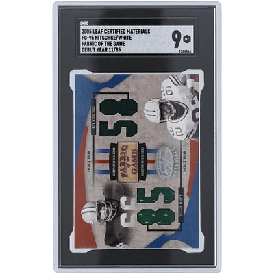 Reggie White & Ray Nitschke 2005 Leaf Certified Dual GU Relics #FG-95 #11/85 SGC Authenticated 9 Card