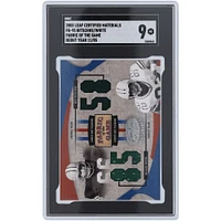 Reggie White & Ray Nitschke 2005 Leaf Certified Dual GU Relics #FG-95 #11/85 SGC Authenticated 9 Card
