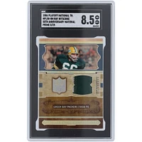 Ray Nitschke Green Bay Packers 2006 Playoff National Treasures 2 Color GU Relic #NFL50-RN #3/25 SGC Authenticated 8.5 Card
