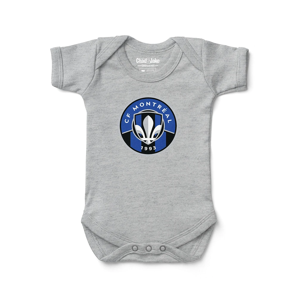 Infant Chad & Jake Heather Gray CF Montreal Bodysuit