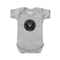 Infant Chad & Jake Heather Gray Inter Miami CF Bodysuit