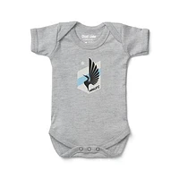 Infant Chad & Jake Heather Gray Minnesota United FC Bodysuit