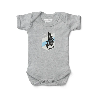 Infant Chad & Jake Heather Gray Minnesota United FC Bodysuit