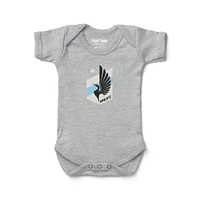 Infant Chad & Jake Heather Gray Minnesota United FC Bodysuit