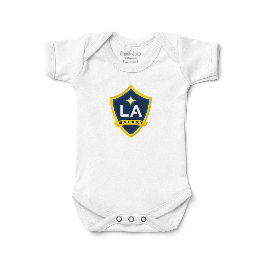 Infant Chad & Jake White LA Galaxy Bodysuit